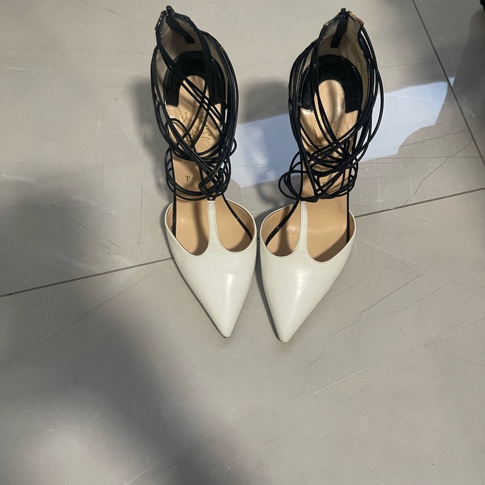 Elegant Black and White Women's Heels